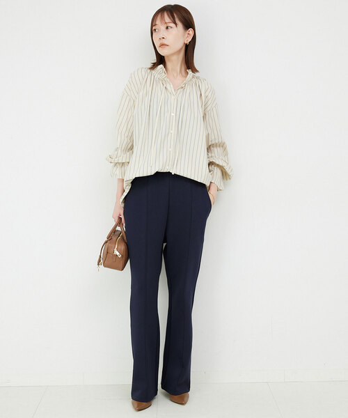 SLOBE IENA（スローブイエナ）の「ダンボールリラックスパンツ（その他パンツ・レディース・ブラック/ネイビー・40/38/36）」の12枚目の写真