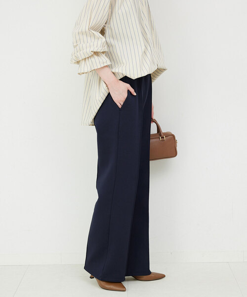 SLOBE IENA（スローブイエナ）の「ダンボールリラックスパンツ（その他パンツ・レディース・ブラック/ネイビー・40/38/36）」の18枚目の写真