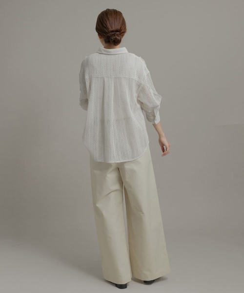 URBAN RESEARCH Sonny Label（アーバンリサーチサニーレーベル）の「タックワイドパンツ（その他パンツ・レディース・ブラック/オフホワイト/ベージュ・36/38）」の17枚目の写真