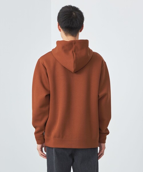 green label relaxing(グリーンレーベルリラクシング)の「ダンボール ハーフジップ フーディ パーカー(パーカー・メンズ・ライトグレー/ブラウン/ネイビー・M/L/S/XL)」の14枚目の写真