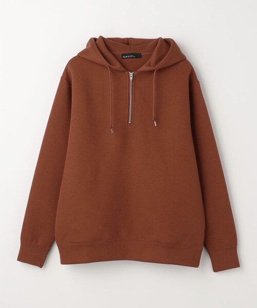 green label relaxing(グリーンレーベルリラクシング)の「ダンボール ハーフジップ フーディ パーカー(パーカー・メンズ・ライトグレー/ブラウン/ネイビー・M/L/S/XL)」の21枚目の写真