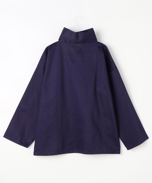 NEWLYN FISHERMAN’S SMOCKS(フィッシャーマンズスモック)の「NEWLYN SMOCKS/ニューリンスモック Vee with Collar & Lace Smocks/ビー ウィズ カラー アンド レース スモック(その他アウター・メンズ・オフホワイト/ネイビー・フリ-)」の5枚目の写真