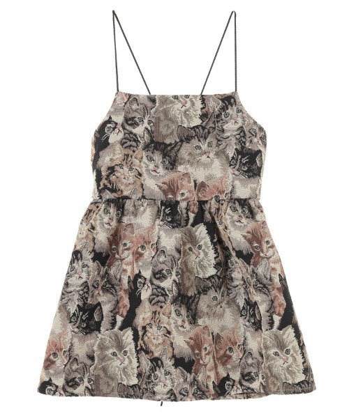 Green　Parks（グリーンパークス）の「■高橋愛×GreenParksゴブランキャミ（キャミソール・レディース・その他/ブラック・FREE）」の7枚目の写真