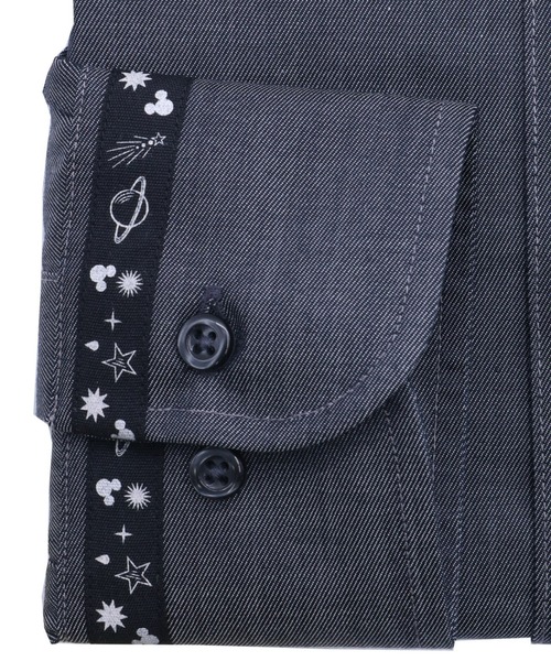 【Disney ディズニー】形態安定ノーアイロン ボタンダウン 長袖ビジネスワイシャツ（ビジネスシャツ）｜TOKYO SHIRTS（トウキョウシャツ）