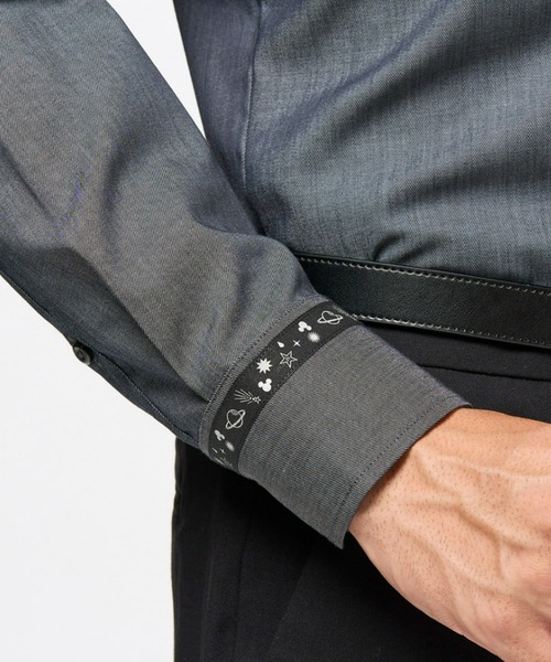 【Disney ディズニー】形態安定ノーアイロン ボタンダウン 長袖ビジネスワイシャツ（ビジネスシャツ）｜TOKYO SHIRTS（トウキョウシャツ）