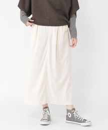 studio CLIP | イージーリブナロースカート[プチ・プラスサイズあり](スカート)