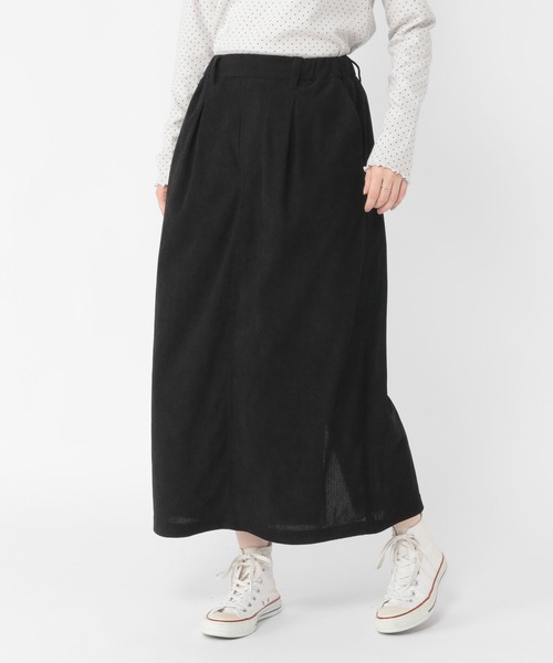 セール】イージーリブナロースカート[プチ・プラスサイズあり