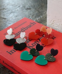 Three Four Time | ハートグラデーションピアス(ピアス（両耳用）)