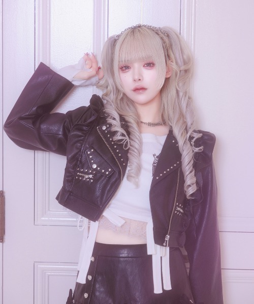 Avenchumu riders jacket ライダースジャケット Bad princess riders jacket（ライダースジャケット）｜AVENCHUMU