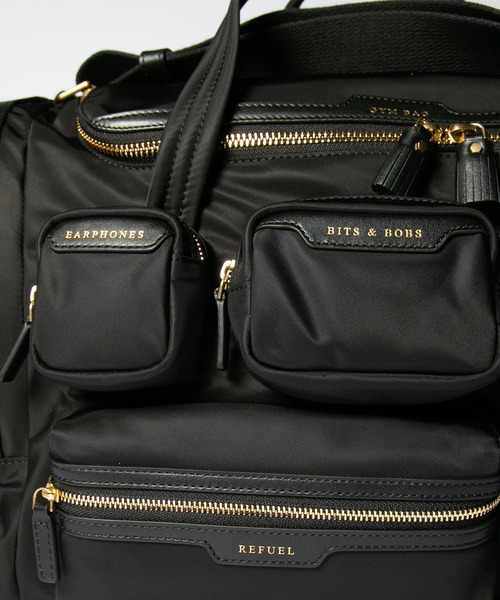 セール】ANYA HINDMARCH Gym Bag in Black ECONYL regenerated