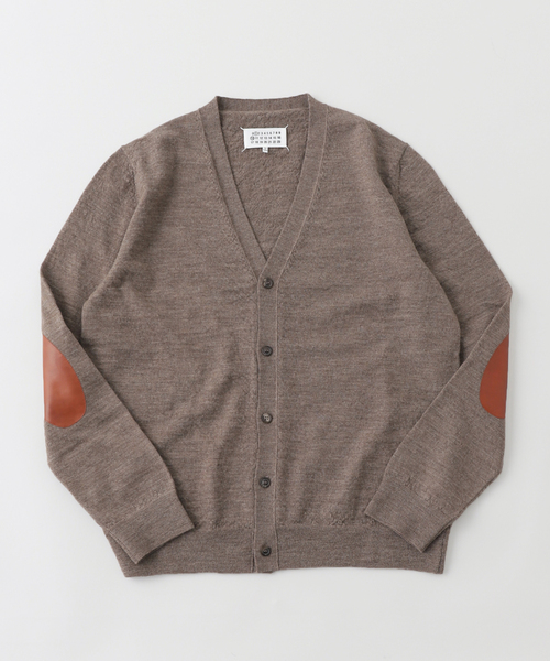 【セール】Maison Margiela(メゾン マルジェラ) 12G Elbow Patch Cardigan S50HP0012/M13062（カーディガン/ボレロ）｜Maison Margiela（メゾンマルジェラ）