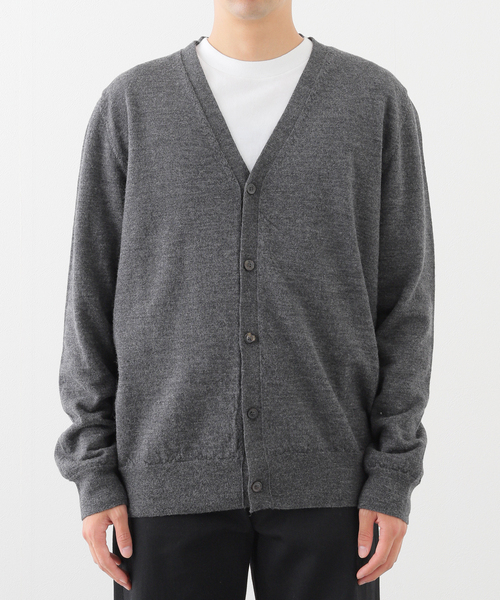 Maison Margiela(メゾンマルジェラ)の「Maison Margiela(メゾン マルジェラ) 12G Elbow Patch Cardigan S50HP0012/M13062(カーディガン/ボレロ・メンズ・チャコールグレー/ブラウン系その他・LARGE/MEDIUM)」の10枚目の写真