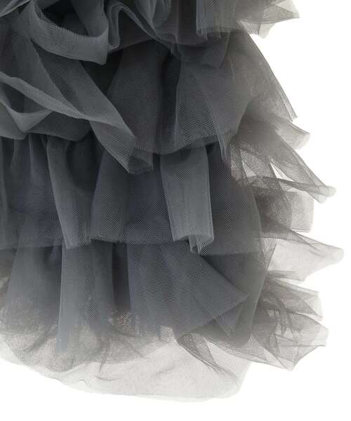 Green　Parks（グリーンパークス）の「OTO.HA. チュールフリルA4トートバッグ（トートバッグ・レディース・グレー/ブラック・FREE）」の6枚目の写真
