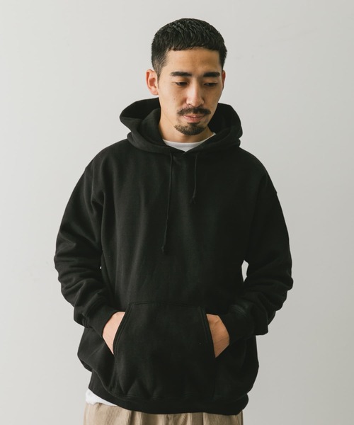 URBAN RESEARCH DOORS（アーバンリサーチドアーズ）の「『XLサイズ/WEB限定』裏起毛プルオーバーフーディー（スウェット・メンズ・ブラック/グレー系その他/グリーン・X-LARGE/LARGE/MEDIUM）」の13枚目の写真