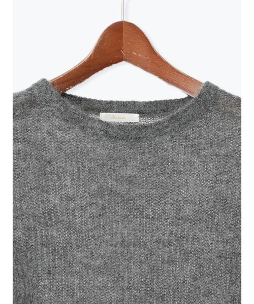 Te chichi（テチチ）の「オープンワークニットプルオーバー（ニット/セーター・レディース・チャコールグレー/ブラウン/ベージュ・F）」の12枚目の写真