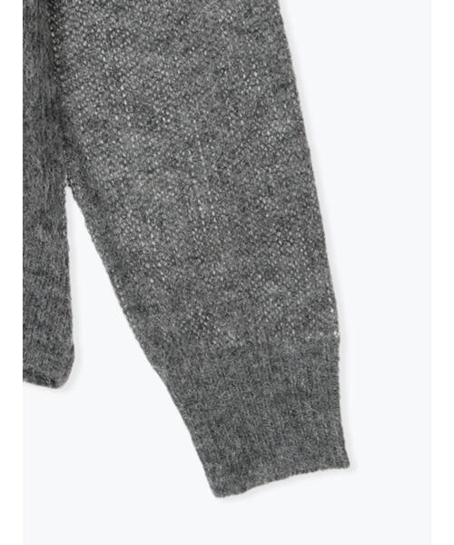 Te chichi（テチチ）の「オープンワークニットプルオーバー（ニット/セーター・レディース・チャコールグレー/ブラウン/ベージュ・F）」の13枚目の写真