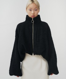 THINGS THAT MATTER | WOOL LOOP JERSEY CROPPED BLOUSON / ウールループジャージークロップドブルゾン(ブルゾン)