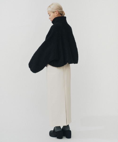 THINGS THAT MATTER（シングス ザット マター）の「WOOL LOOP JERSEY CROPPED BLOUSON / ウールループジャージークロップドブルゾン（ブルゾン・レディース・イエロー/ブラック・FREE）」の20枚目の写真