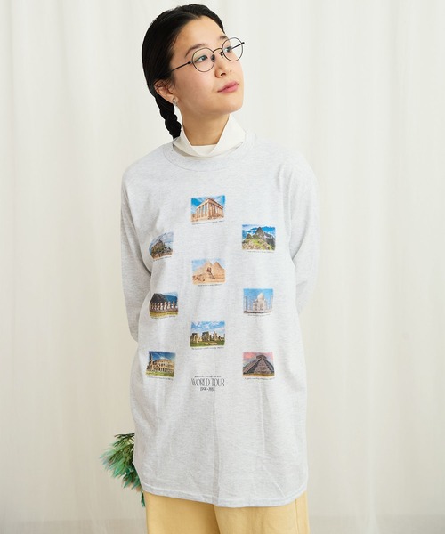 WORLD TOUR long sleeve（Tシャツ/カットソー）｜fig Ｌondon（フィグロンドン） 6,468円