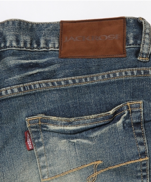 JACKROSE（ジャックローズ）の「ハイパーストレッチデザートヴィンテージ加工デニム（デニムパンツ・メンズ・インディゴブルー・L/M/S/XL）」の6枚目の写真