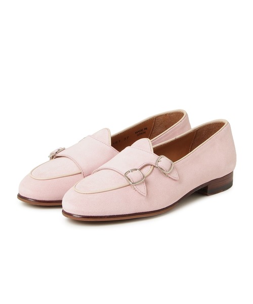 【極美品】◾️Berwick バーウィック◾️ダブルモンク◾️レザーソール◾️本革 セール】Berwick バーウィック ダブルモンク 181 ゴム×レザー