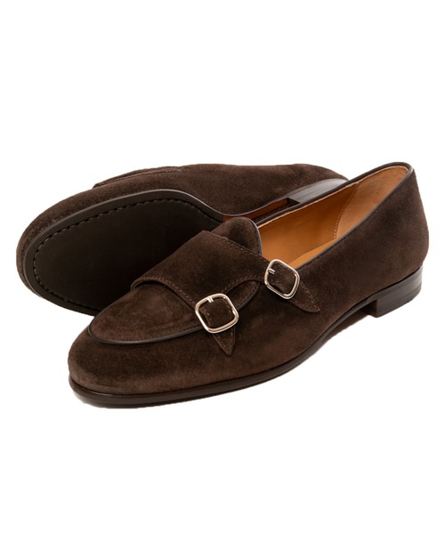 Berwick1707（バーウィック）の「Berwick バーウィック ダブルモンク 181 ゴム×レザーソール（ローファー・レディース・ブラック/ダークブラウン/ピンク/イエロー/ライトブラウン・38/39/37/36）」の14枚目の写真