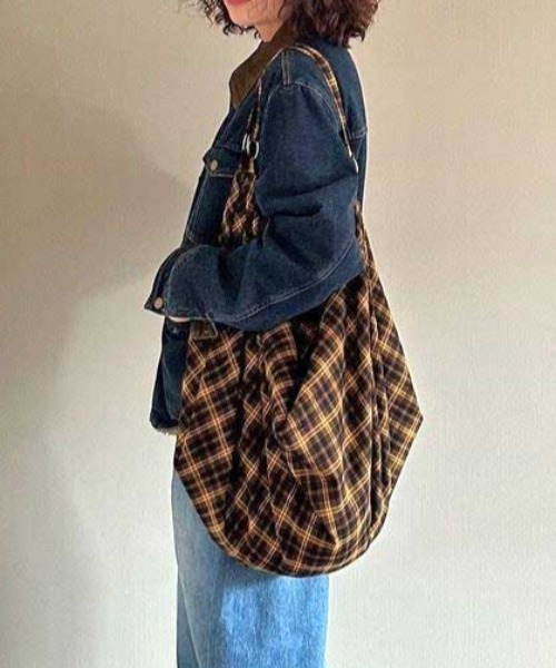 Vipoa（ヴィポア）の「3WAY チェックショルダーバッグ（ショルダーバッグ・レディース・ブラウン・FREE）」の12枚目の写真