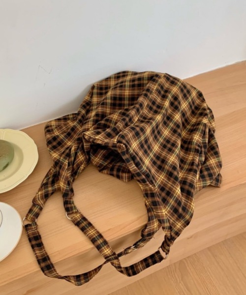 Vipoa（ヴィポア）の「3WAY チェックショルダーバッグ（ショルダーバッグ・レディース・ブラウン・FREE）」の15枚目の写真