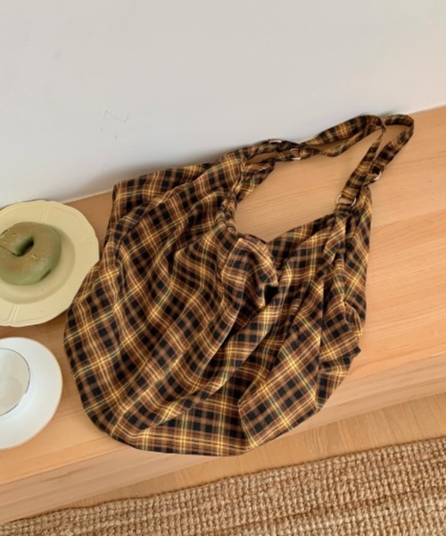 Vipoa（ヴィポア）の「3WAY チェックショルダーバッグ（ショルダーバッグ・レディース・ブラウン・FREE）」の16枚目の写真