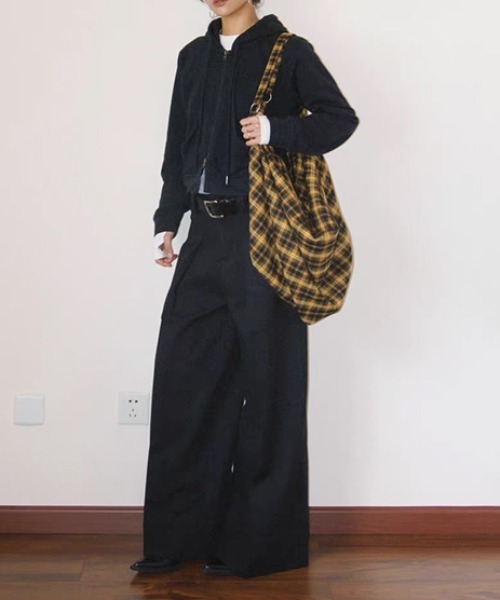 Vipoa（ヴィポア）の「3WAY チェックショルダーバッグ（ショルダーバッグ・レディース・ブラウン・FREE）」の20枚目の写真