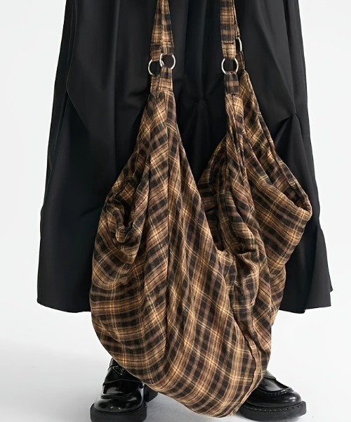 Vipoa（ヴィポア）の「3WAY チェックショルダーバッグ（ショルダーバッグ・レディース・ブラウン・FREE）」の21枚目の写真