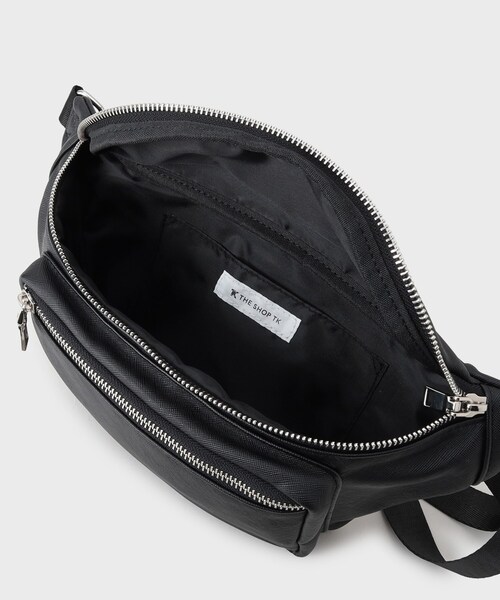 THE SHOP TK (ザ ショップ ティーケー )の「◆2ポケットシュリンクボディバッグ(ボディバッグ/ウエストポーチ・メンズ・グレー/ブラック/ダークブラウン・00)」の10枚目の写真