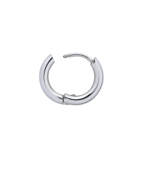 JAM HOME MADE（ジャムホームメイド）の「【限定展開】F code リング フープ ピアス/ステンレス（金属アレルギー対応） メンズ レディース（ピアス（片耳用）・メンズ・ゴールド/シルバー/シルバー系その他/ゴールド系その他・ONE SIZE）」の11枚目の写真