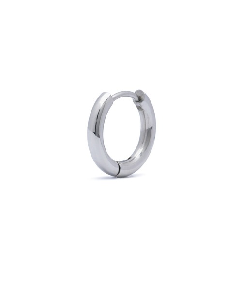 JAM HOME MADE（ジャムホームメイド）の「【限定展開】F code リング フープ ピアス/ステンレス（金属アレルギー対応） メンズ レディース（ピアス（片耳用）・メンズ・ゴールド/シルバー/シルバー系その他/ゴールド系その他・ONE SIZE）」の16枚目の写真