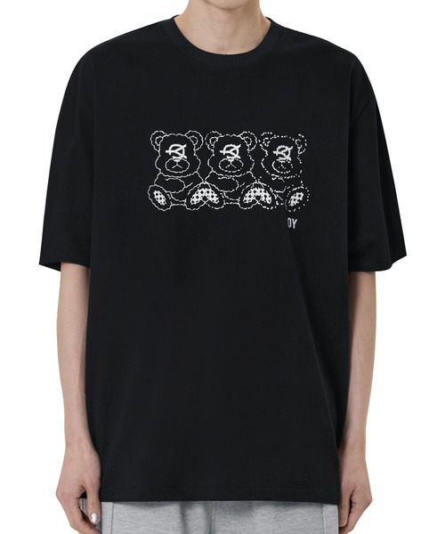 ★OY★PIXEL ART DOLLY TEE - BLACK★正規品/韓国直送料込/人気 OY/オーワイ』PIXEL ART DOLLY TEE/ピクセルアートオードリー