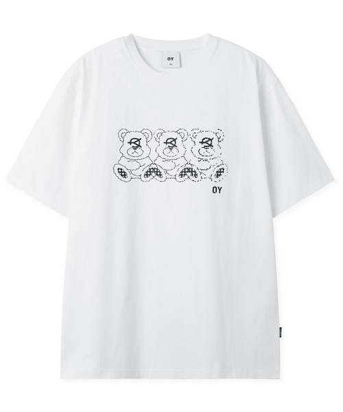 ★OY★LOGO DOLLY TEE - WHITE★正規品/韓国直送料込/人気 OY/オーワイ』 LOGO DOLLY TEE/ロゴドリー半袖Tシャツ（Tシャツ