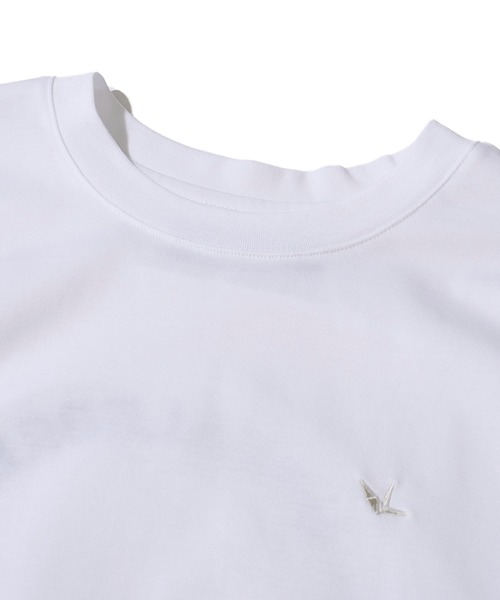 1piu1uguale3 RELAX（ウノピュウノウグァーレトレリラックス）の「【1PIU1UGUALE3 RELAX】サークルロゴTシャツ（Tシャツ/カットソー・メンズ・ホワイト/ブラック・MEDIUM/LARGE/X-LARGE）」の7枚目の写真