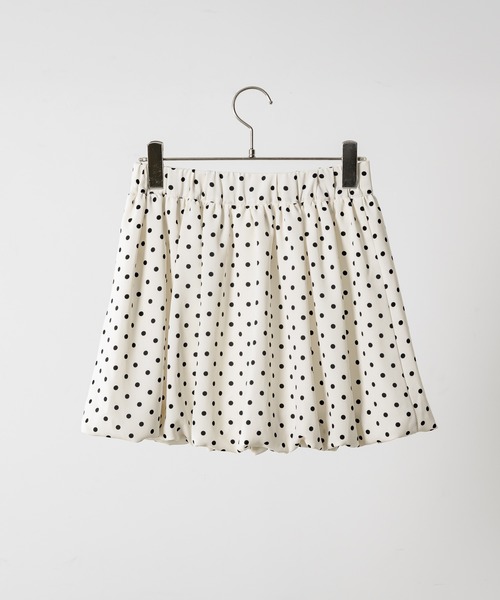 FEKETE バルーンスカート POLKA DOT MINI BALLOON SKIRT / ドットミニバルーンスカート