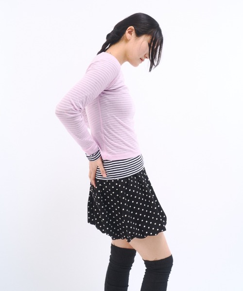 FEKETE（フェケテ）の「POLKA DOT MINI BALLOON SKIRT / ドットミニバルーンスカート（スカート・レディース・ブラック/ホワイト・FREE）」の16枚目の写真