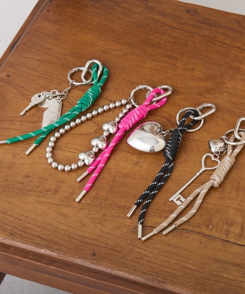 CIAOPANIC TYPY(チャオパニックティピー)の「【2025年S/S新作】アソートコードハートデザインキーホルダー(キーホルダー・レディース・ベージュ/グリーン/ピンク/ブラック・ONE SIZE)」の20枚目の写真