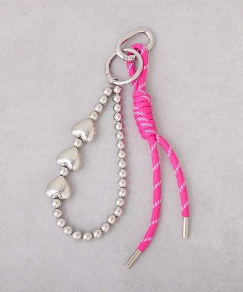 CIAOPANIC TYPY(チャオパニックティピー)の「【2025年S/S新作】アソートコードハートデザインキーホルダー(キーホルダー・レディース・ベージュ/グリーン/ピンク/ブラック・ONE SIZE)」の7枚目の写真