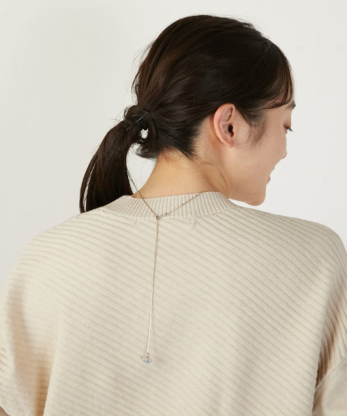 MELROSE claire（メルローズ クレール）の「【Y字ネックレス】（ネックレス・レディース・ゴールド・FREE）」の4枚目の写真