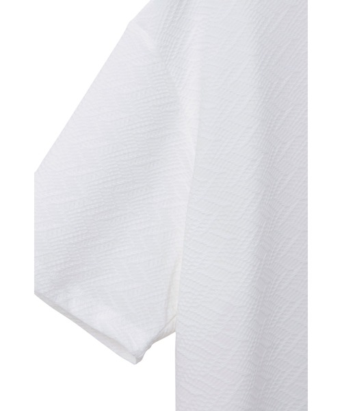 TORNADO MART（トルネードマート）の「TORNADO MART∴バイヤスアロークルーネック半袖カットソー（Tシャツ/カットソー・メンズ・ホワイト/ブラック・XXL/L/M/LL）」の5枚目の写真