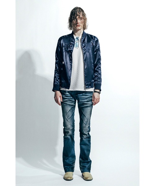 TORNADO MART（トルネードマート）の「TORNADO MART∴バイヤスアロークルーネック半袖カットソー（Tシャツ/カットソー・メンズ・ホワイト/ブラック・XXL/L/M/LL）」の9枚目の写真