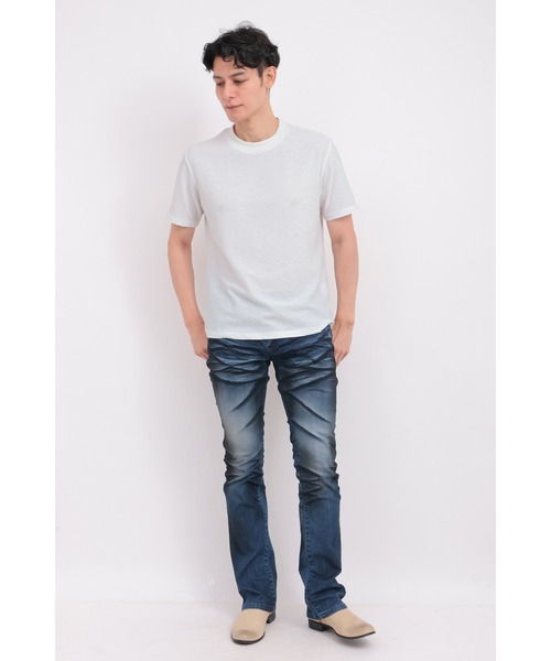 TORNADO MART（トルネードマート）の「TORNADO MART∴バイヤスアロークルーネック半袖カットソー（Tシャツ/カットソー・メンズ・ホワイト/ブラック・XXL/L/M/LL）」の11枚目の写真