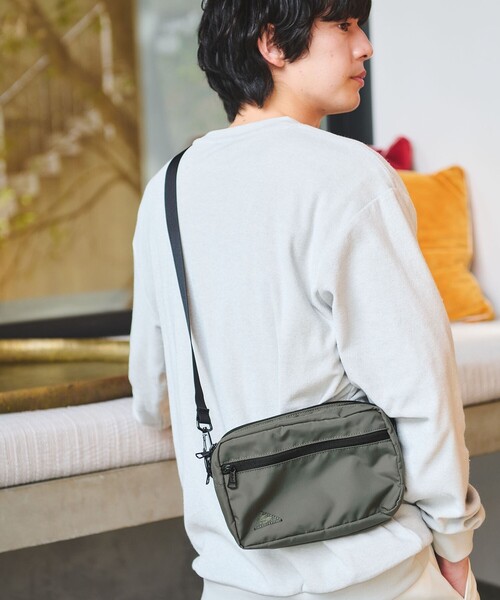 別注】＜KELTY＞GLR アーバン レクタングル ジップ ショルダーバッグ