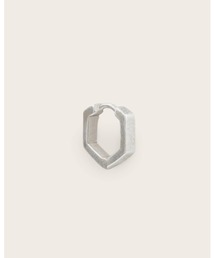 ALLSAINTS（オールセインツ）の「HEXAGON MINI HOOP EARRING | ヘキサゴン ミニ フープ イヤリング・ピアス（ピアス（片耳用））」