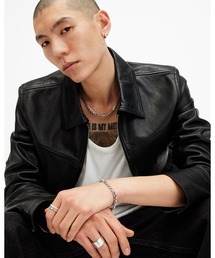 ALLSAINTS（オールセインツ）の「HEXAGON MINI HOOP EARRING | ヘキサゴン ミニ フープ イヤリング・ピアス（ピアス（片耳用））」