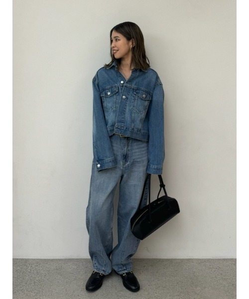 Mila Owen 新品タグ付き ワイドスリーブクロップドデニムジャケット ミラオーウェン ワイドスリーブクロップドデニムジャケット