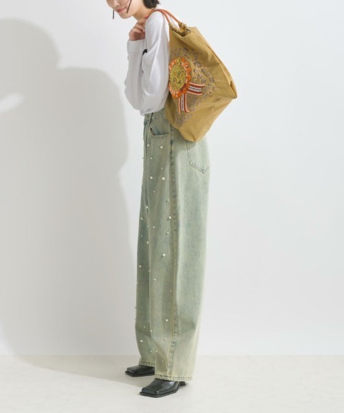 Ball&Chain（ボールアンドチェーン）の「[Ball&Chain]shopping bag-D.LEOPARD(M)（エコバッグ/サブバッグ・レディース・ブラック/グレー/ベージュ・FREE）」の5枚目の写真